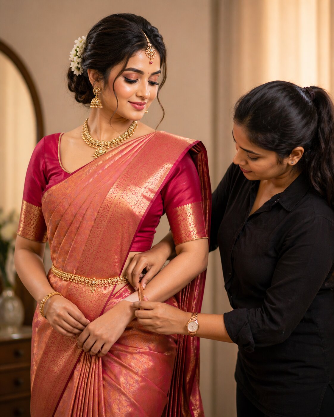 Traditional Saree Draping Services Bangalore